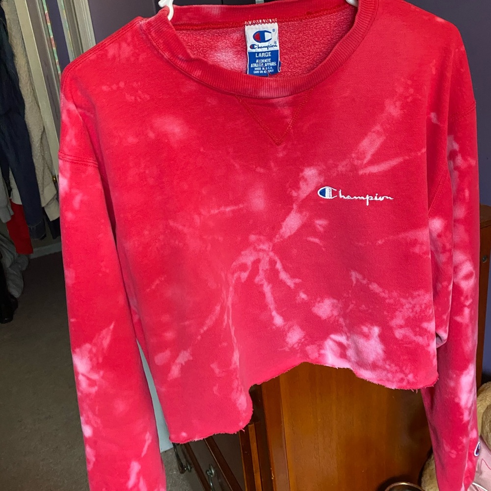 Cropped champion crew neck